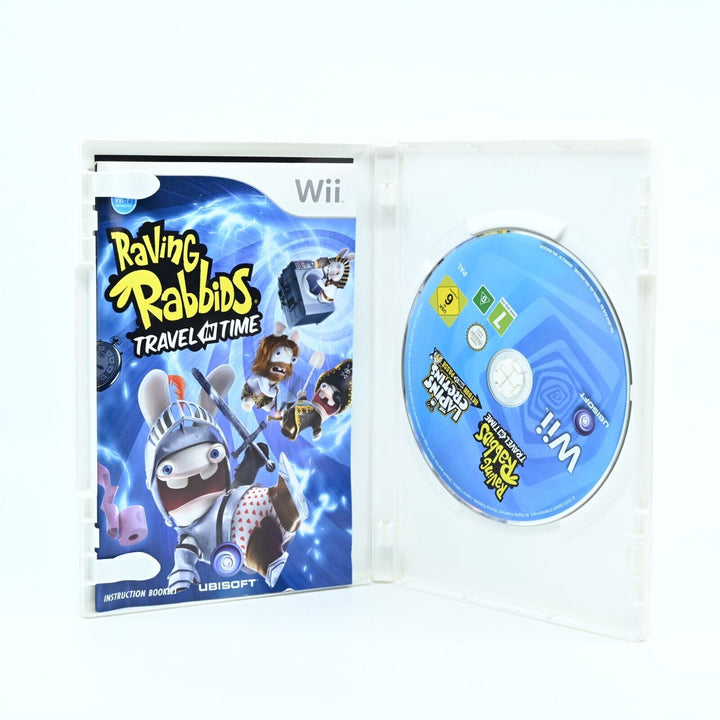 Raving Rabbids: Travel in Time - Nintendo Wii Game + Manual - PAL - FREE POST!