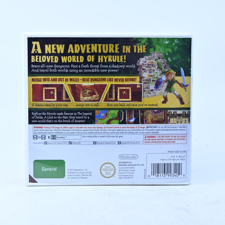 The Legend of Zelda: A Link Between Worlds - Nintendo 3DS Game - PAL + Manual