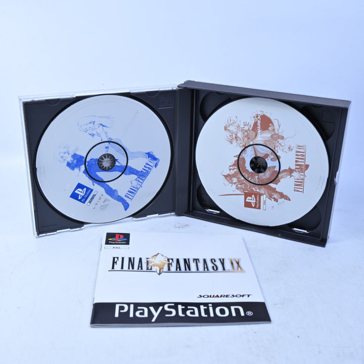 Final Fantasy IX - Sony Playstation 1 / PS1 Game + Manual - PAL - MINT DISC!