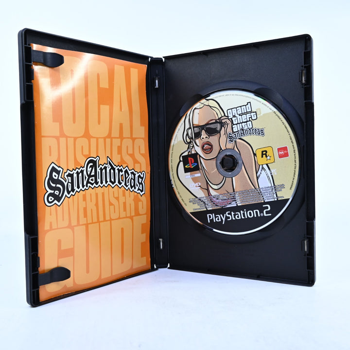 Grand Theft Auto: San Andreas - Sony Playstation 2 / PS2 Game + Manual - PAL