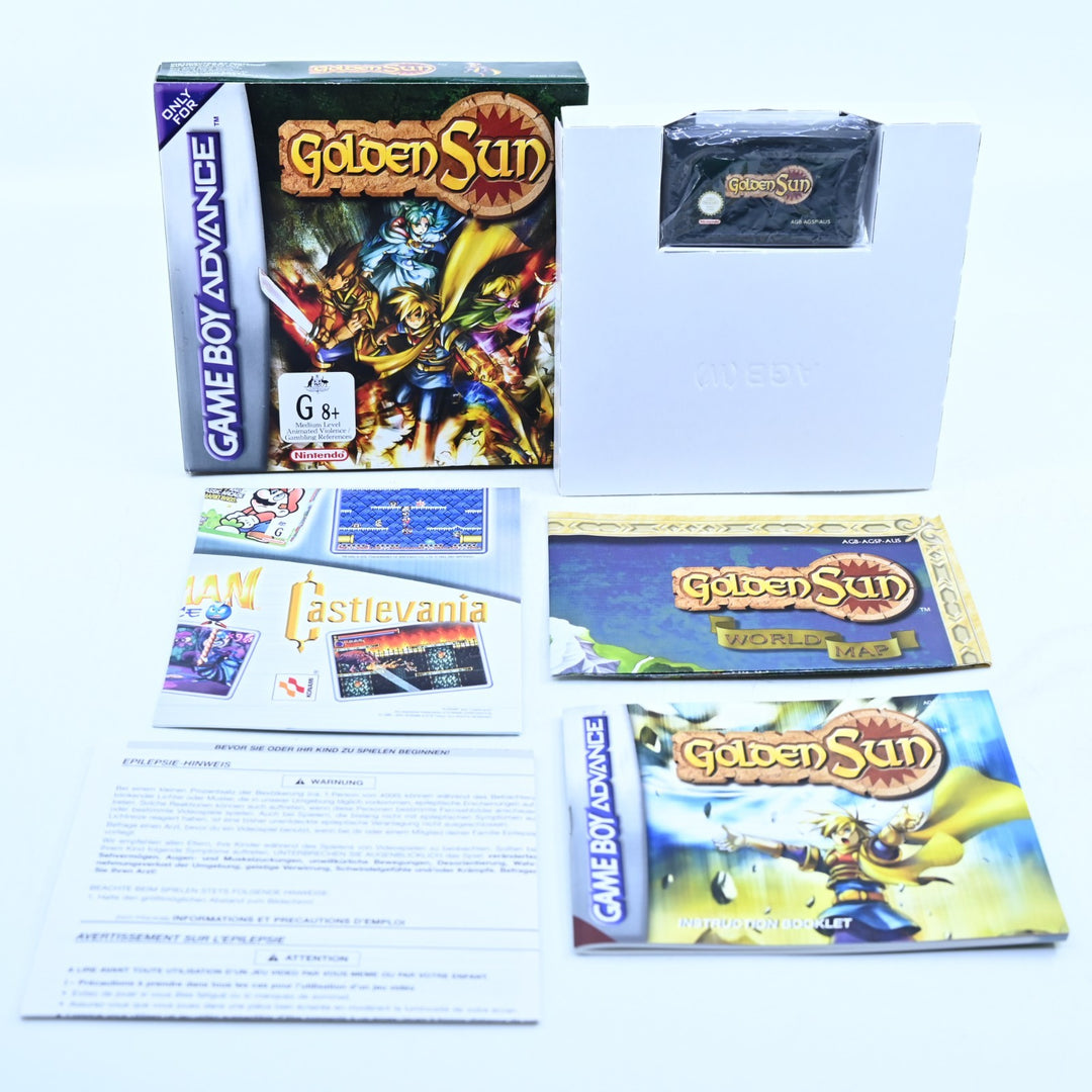 Golden Sun - Nintendo Gameboy Advance / GBA Boxed Game - PAL - FREE POST!