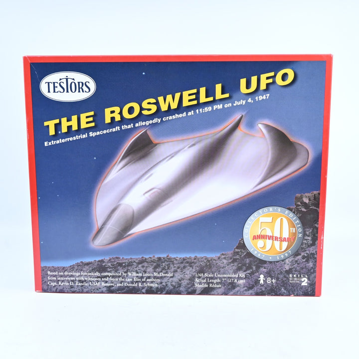 Testors 1:48 The Roswell UFO 50th Anniversary Model Kit No.555 - Other Model