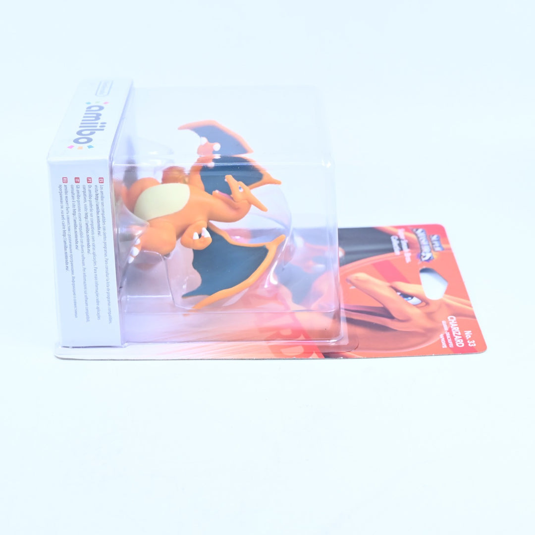 SEALED! Charizard Amiibo No. 33 - Super Smash Bros. Collection - Toy