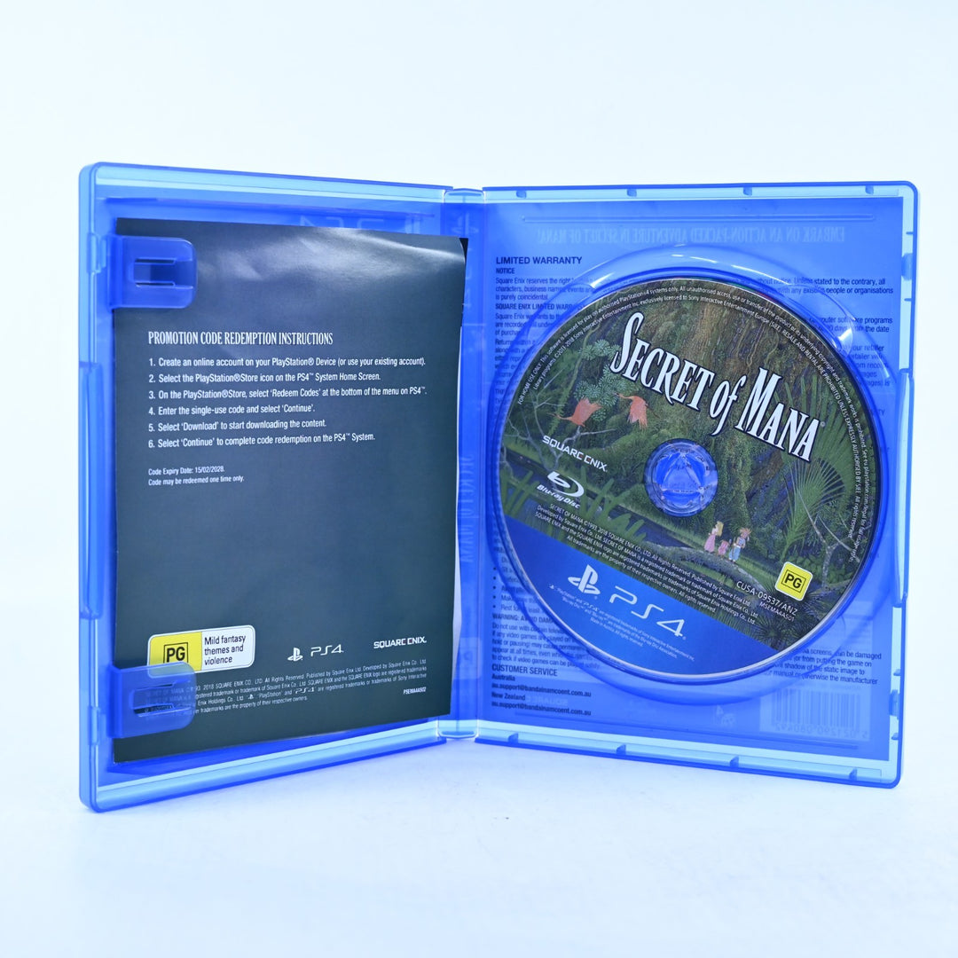 Secret of Mana - Sony Playstation 4 / PS4 Game - MINT DISC!