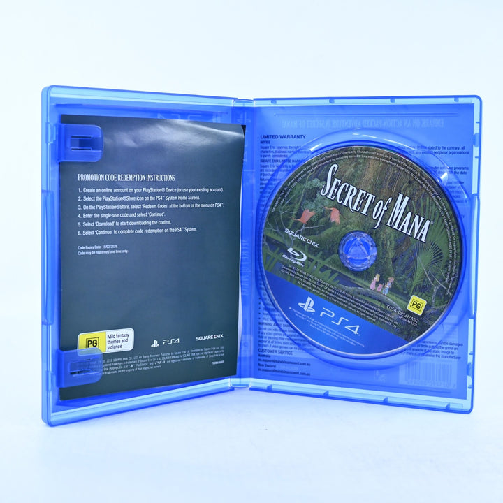 Secret of Mana - Sony Playstation 4 / PS4 Game - MINT DISC!