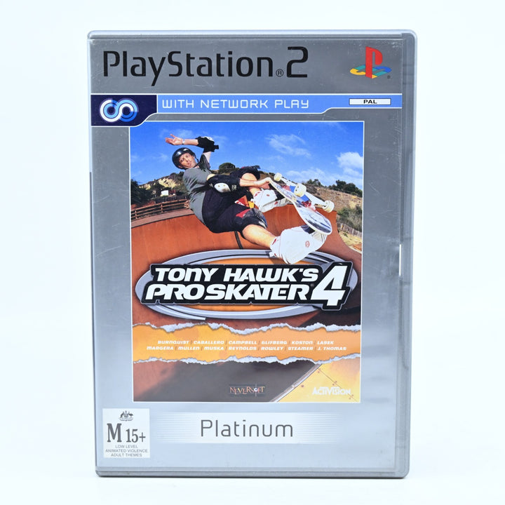 Tony Hawk's Pro Skater 4 - No Manual - Sony Playstation 2 / PS2 Game - PAL