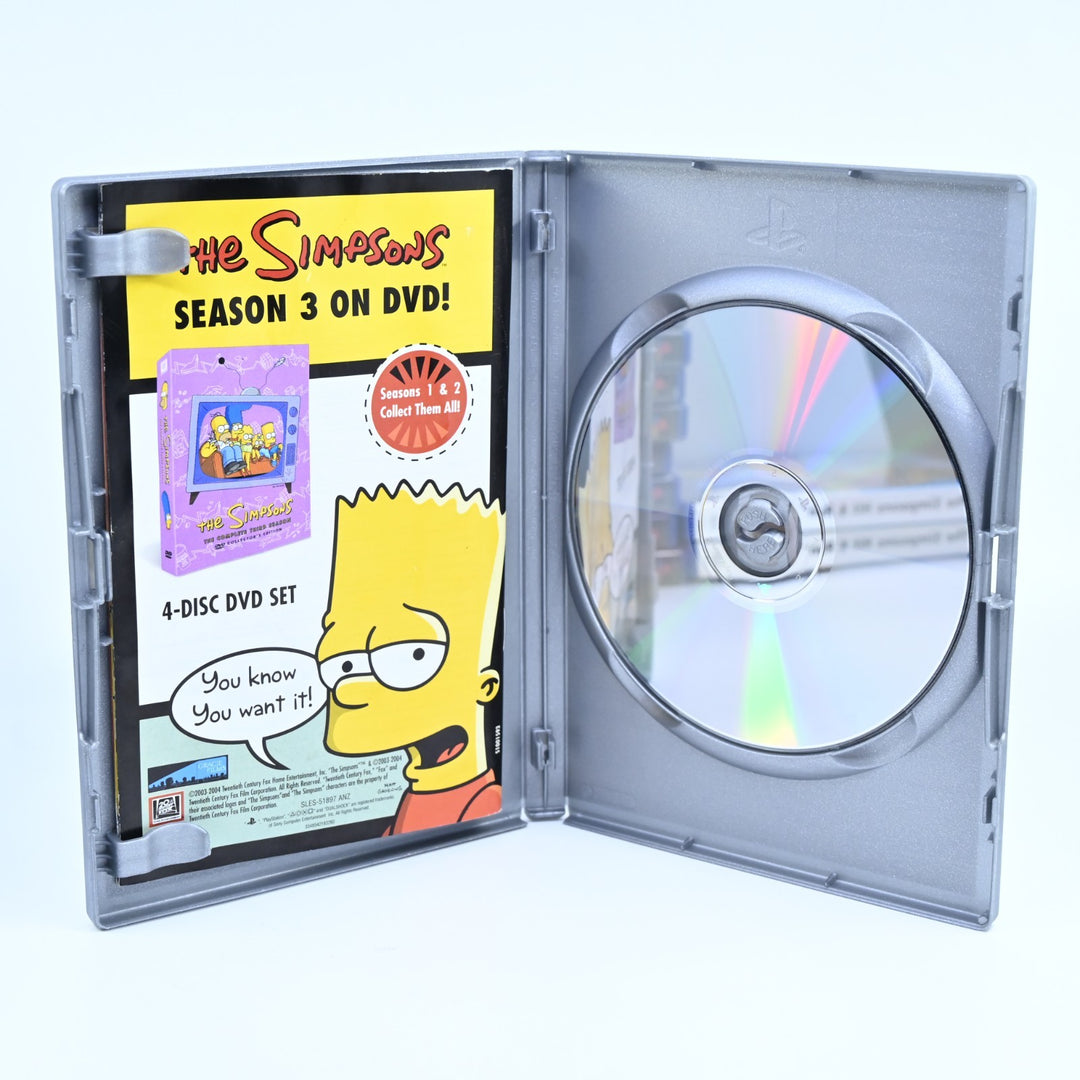 The Simpsons Hit & Run - Sony Playstation 2 / PS2 Game + Manual - PAL