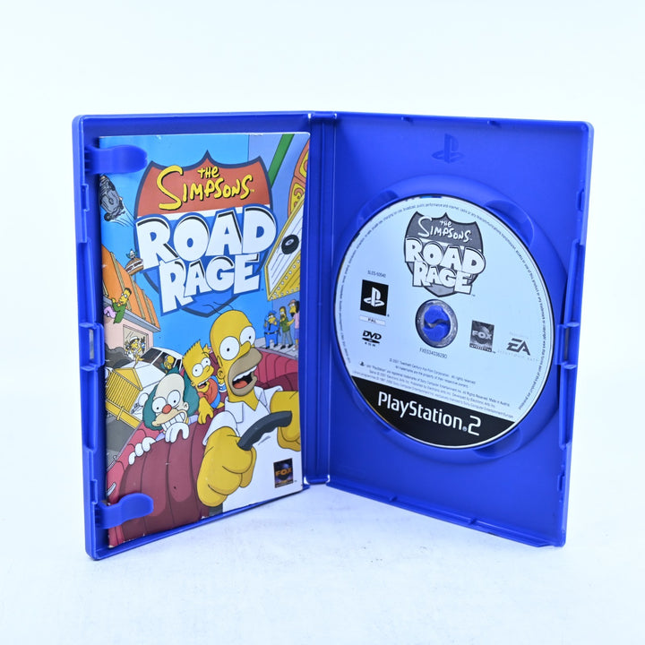 The Simpsons Road Rage - Sony Playstation 2 / PS2 Game + Manual - PAL