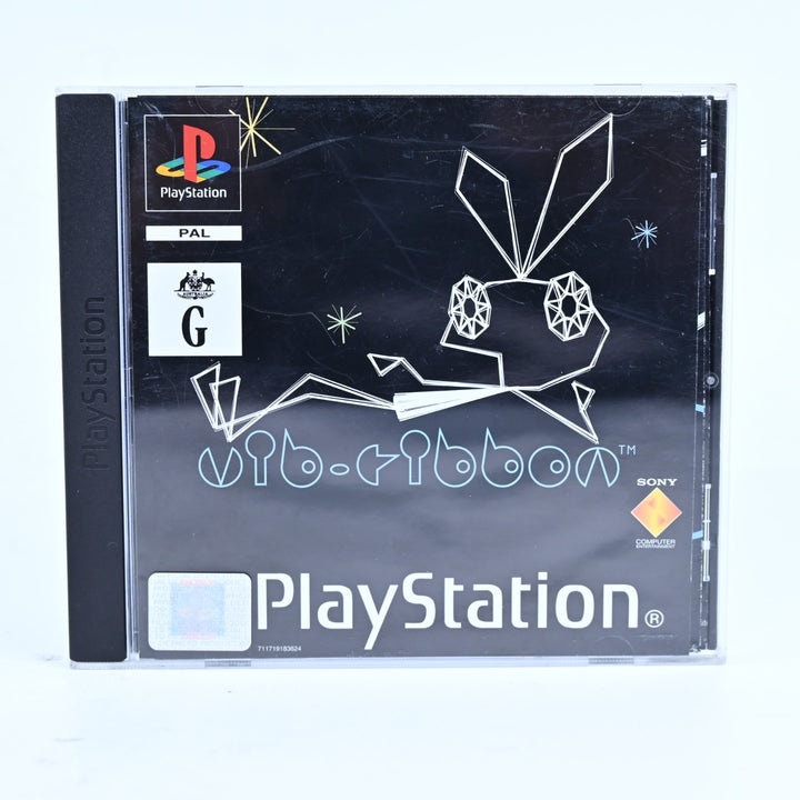 Vib Ribbon - Sony Playstation 1 / PS1 Game + Manual - PAL - MINT DISC!