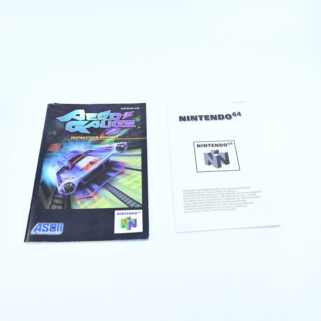 Aero Gauge - N64 / Nintendo 64 Boxed Game - PAL - FREE POST!