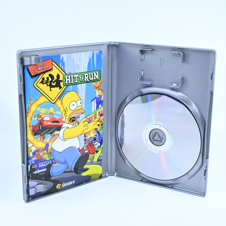 The Simpsons Hit & Run - Sony Playstation 2 / PS2 Game + Manual - PAL