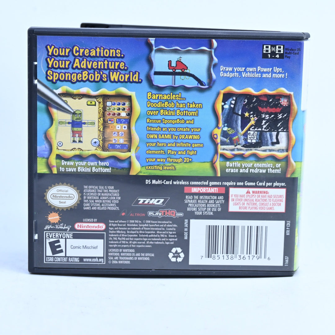 Drawn to Life SpongeBob Squarepants - Nintendo DS Game - Region Free + Manual