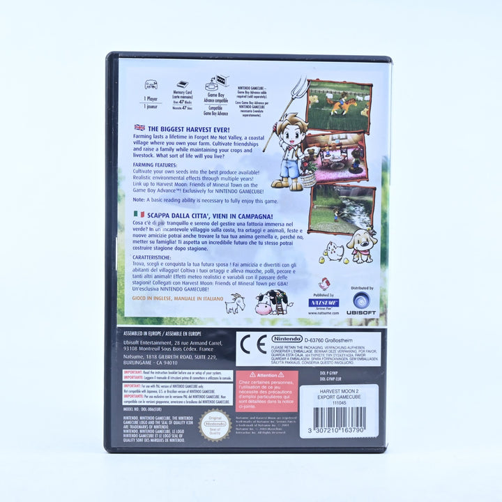 Harvest Moon - A Wonderful Life - Nintendo Gamecube Game + Manual - PAL