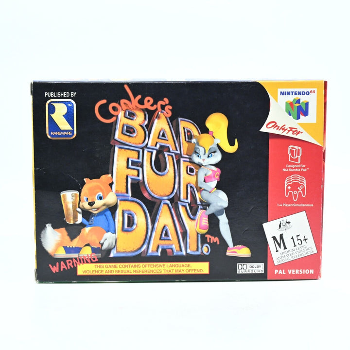 Conker's Bad Fur Day - Super Nintendo / SNES Game - PAL - FREE POST!