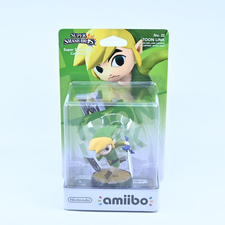 SEALED! Toon Link Amiibo No. 22 - Super Smash Bros. Collection - Toy