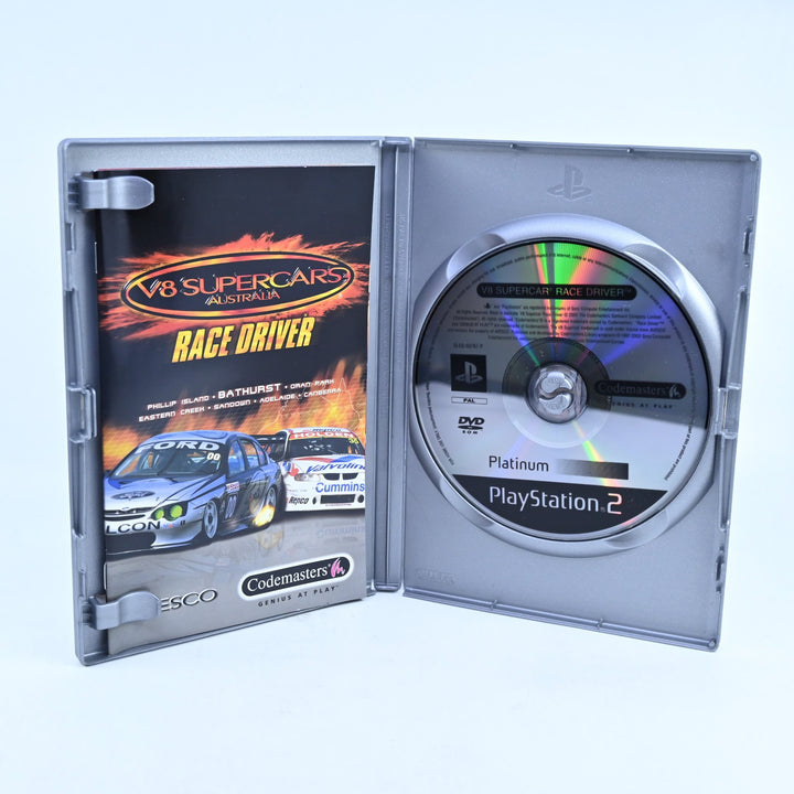 V8 Supercars Australia Race Driver - PS2 Game + Manual - PAL - MINT DISC!