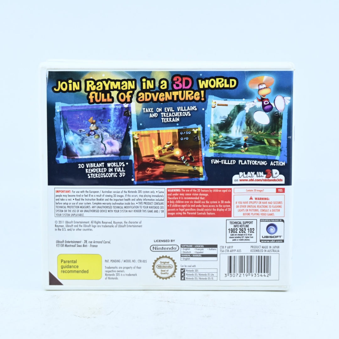 Rayman 3D - Nintendo 3DS Game - PAL - No Manual - FREE POST!