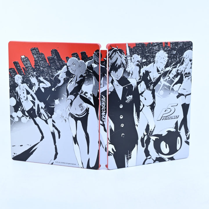 Persona 5 - Steelbook Edition - Sony Playstation 4 / PS4 Game - MINT DISC!