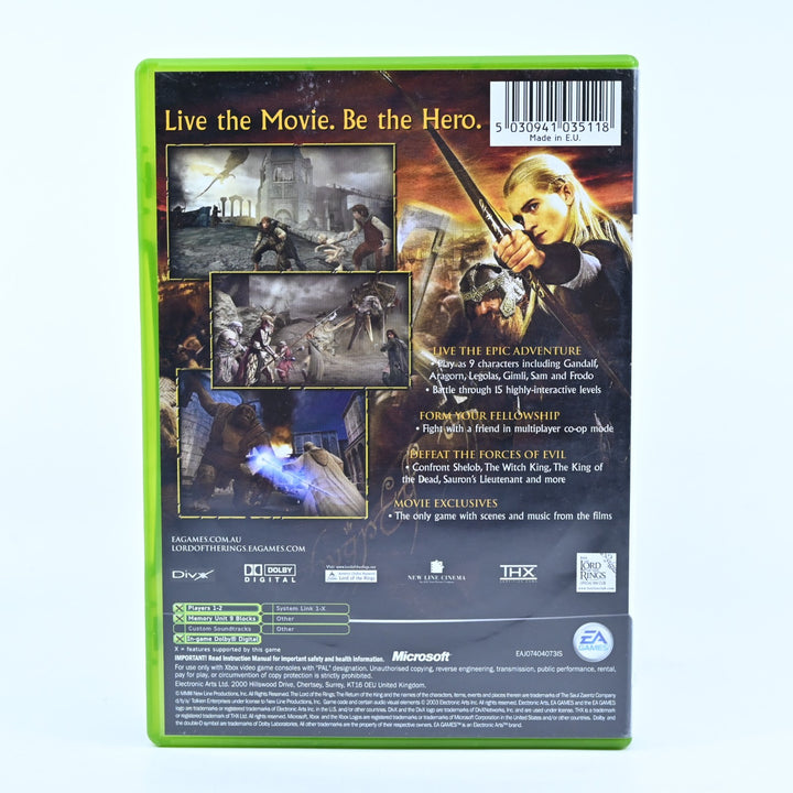 The Lord of the Rings: The Return of the King - Original Xbox Game + Manual