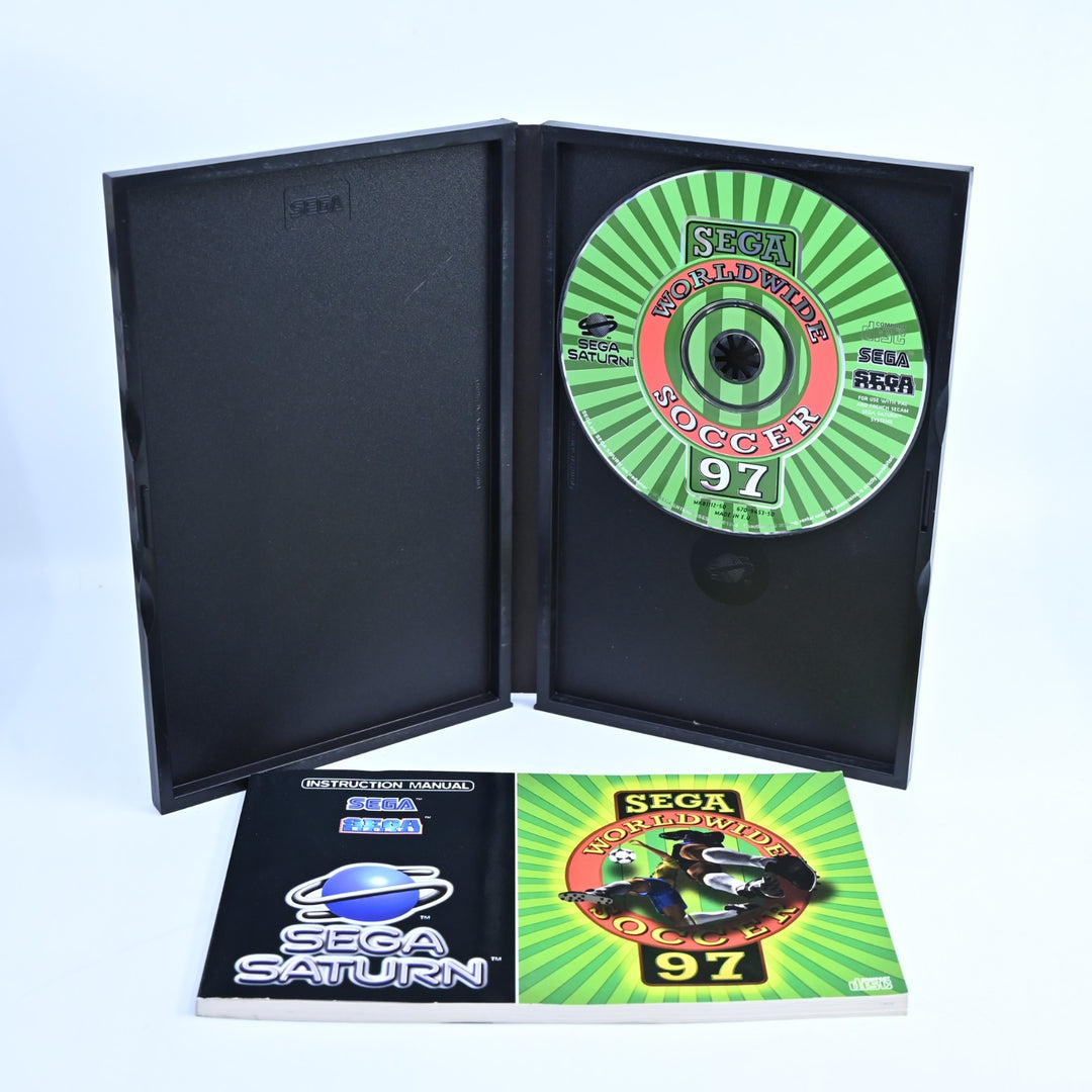 SEGA Worldwide Soccer 97 - Sega Saturn Game - PAL - MINT DISC!