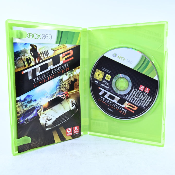 Test Drive Unlimited 2 - Xbox 360 Game + Manual - PAL - MINT DISC!