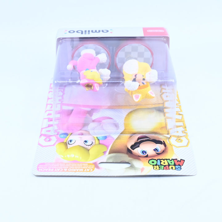 SEALED! - Cat Mario & Cat Peach Amiibo - Super Mario - Toy