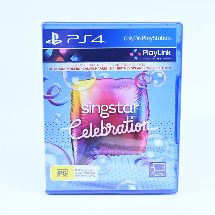 SEALED! SingStar Celebration - Sony Playstation 4 / PS4 Game - MINT DISC!