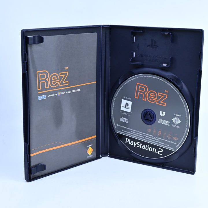 Rez - Sony Playstation 2 / PS2 Game + Manual - PAL - NEAR MINT DISC!