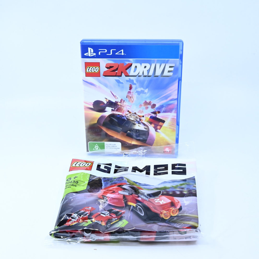 Lego 2KDrive - Sony Playstation 4 / PS4 Game + Sealed Lego Car -  MINT DISC!