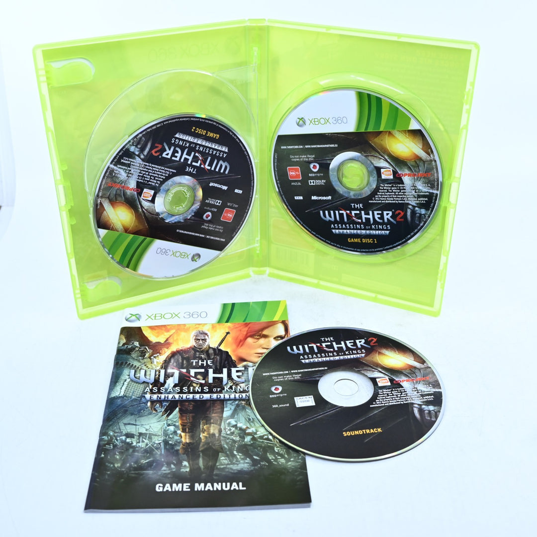 The Witcher 2: Assassins of King Enhanced Edition - Xbox 360 Game + Manual - PAL