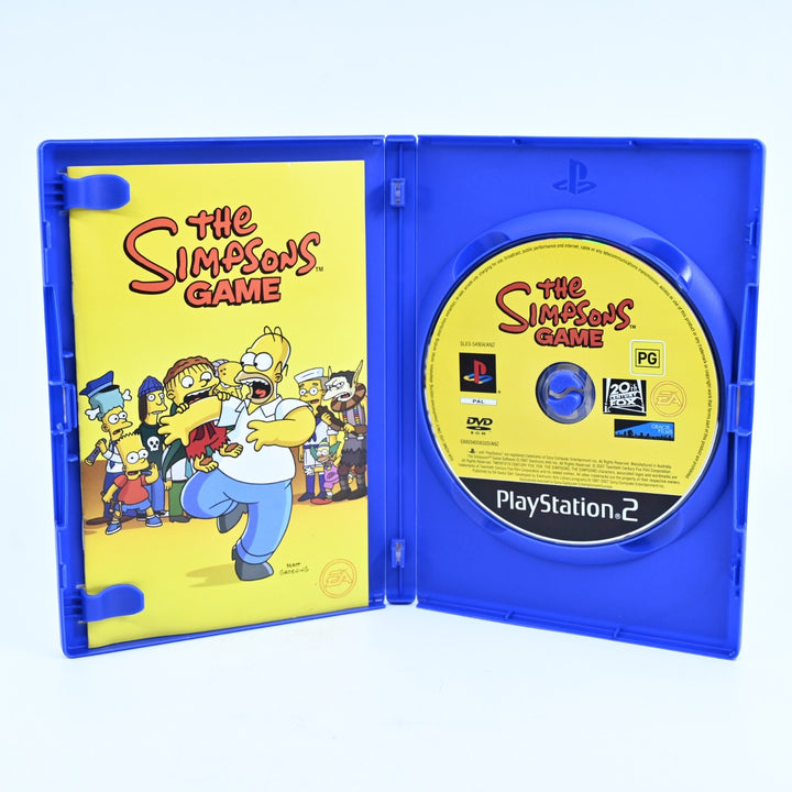 The Simpsons Game - Sony Playstation 2 / PS2 Game + Manual - PAL - MINT DISC!