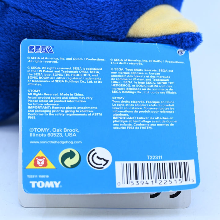 Sonic Boom Big Head Plush Sonic - with Tag - Tomy - Sonic the Hedgehog - Toy