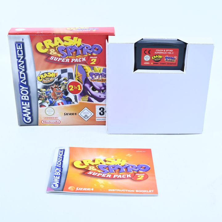 Crash & Spyro Super Pack Volume 2 - Nintendo Gameboy Advance / GBA Boxed Game