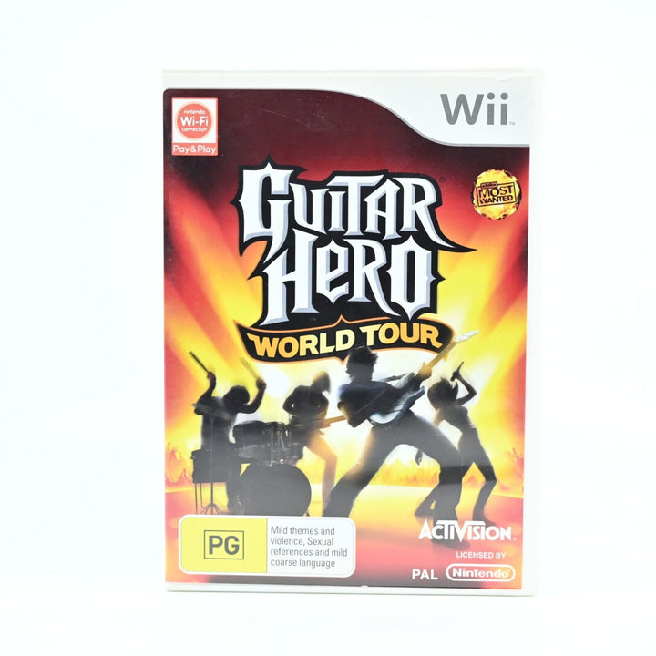 Guitar Hero: World Tour - Nintendo Wii Game + Manual - PAL - MINT DISC!