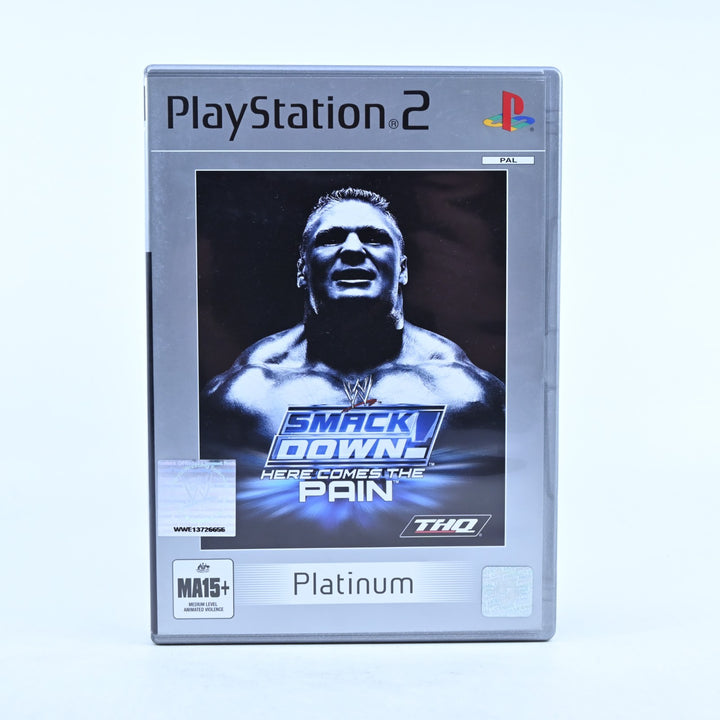 WWE SmackDown!: Here Comes the Pain - Sony Playstation 2 / PS2 Game + Manual