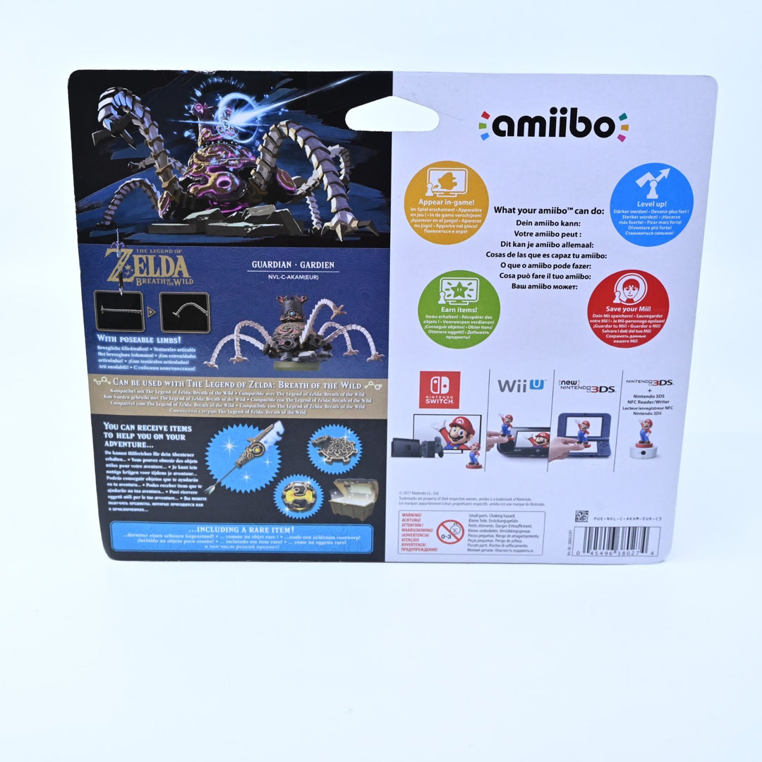 SEALED! Guardian Amiibo - The Legend of Zelda: Breath of the Wild - Nintendo