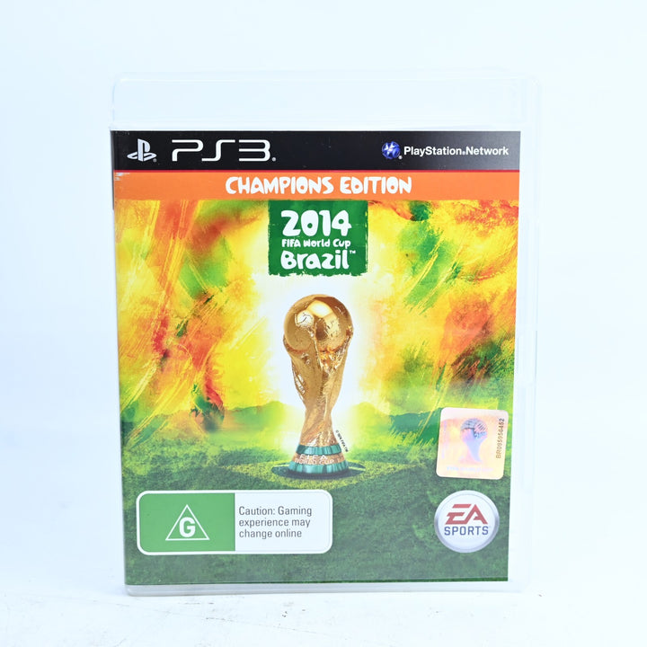 2014 FIFA World Cup Brazil - Sony Playstation 3 / PS3 Game + Manual - MINT DISC!