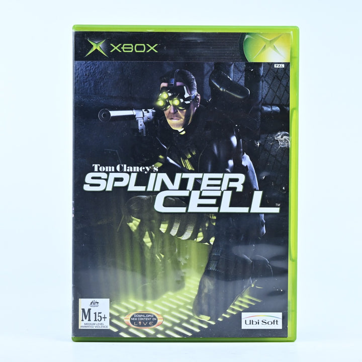 Tom Clancy's Splinter Cell - Original Xbox Game + Manual - PAL - MINT DISC!