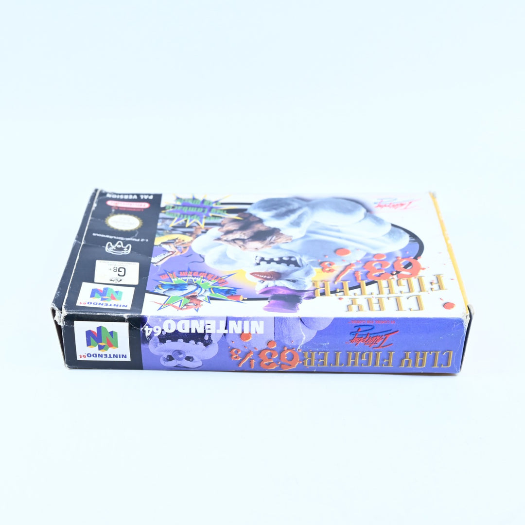 Clay Fighter 63 ⅓ - N64 / Nintendo 64 Boxed Game - PAL - Clay Fighter 63 1/3