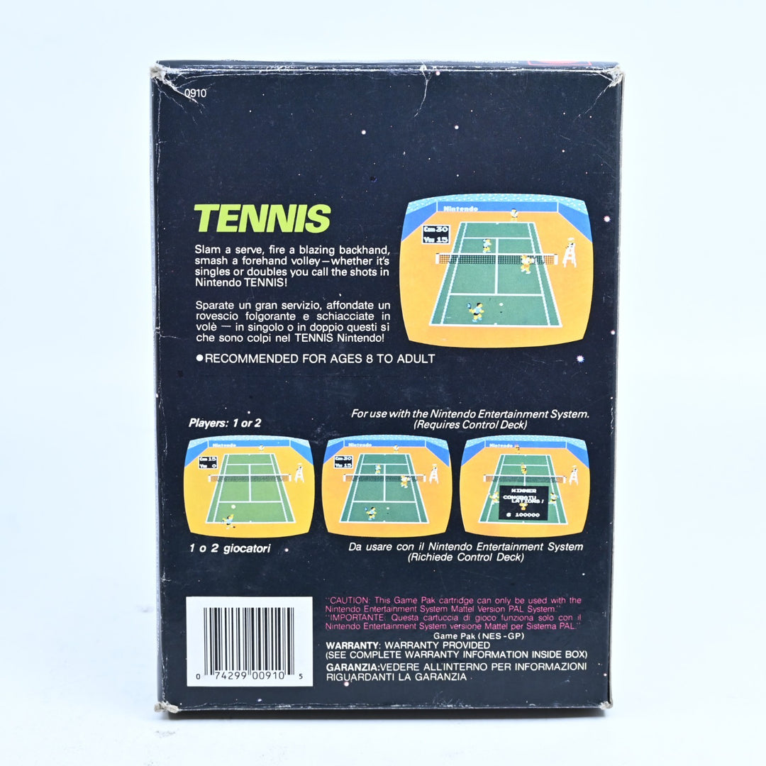 Tennis - Nintendo Entertainment System / NES Boxed Game - PAL - FREE POST!