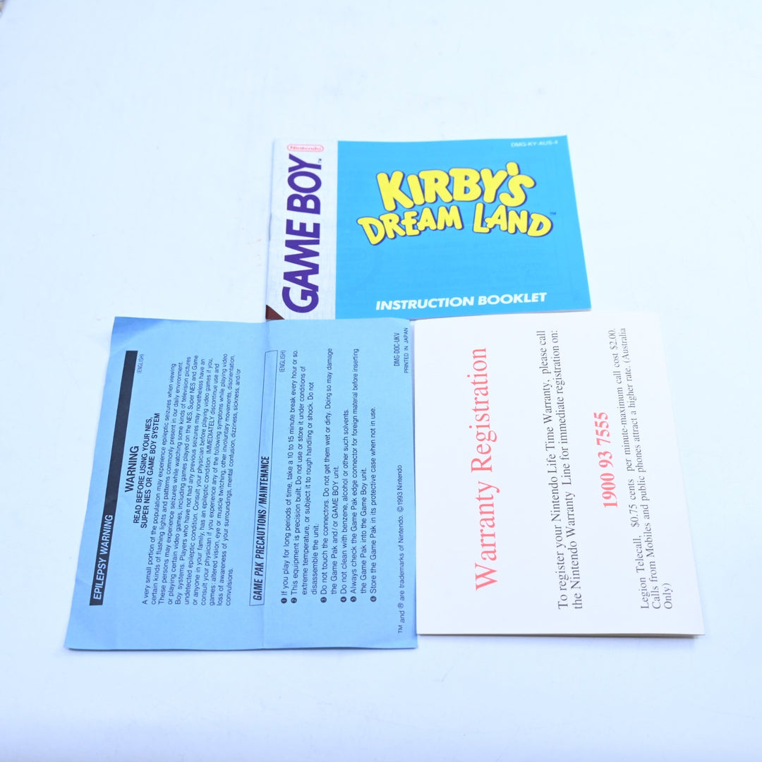 Kirby's Dream Land - Nintendo Gameboy Boxed Game - PAL - FREE POST!