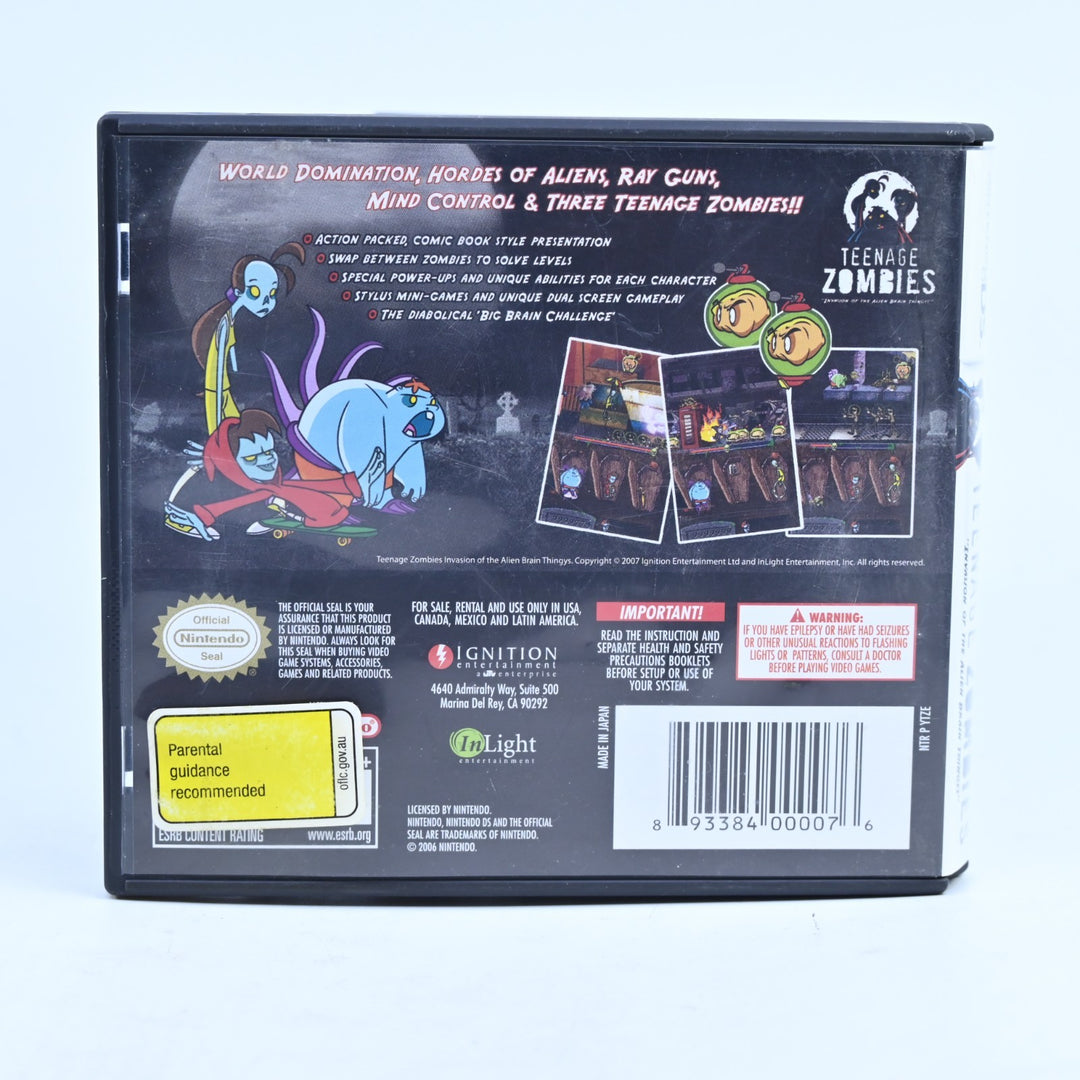 Teenage Zombies: Invasion Of The Alien Brain Things - Nintendo DS Game - PAL