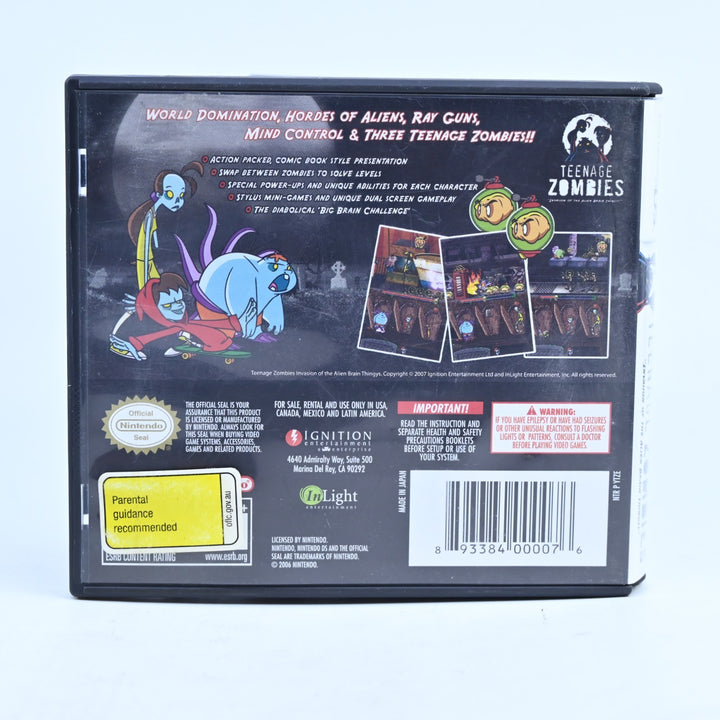 Teenage Zombies: Invasion Of The Alien Brain Things - Nintendo DS Game - PAL
