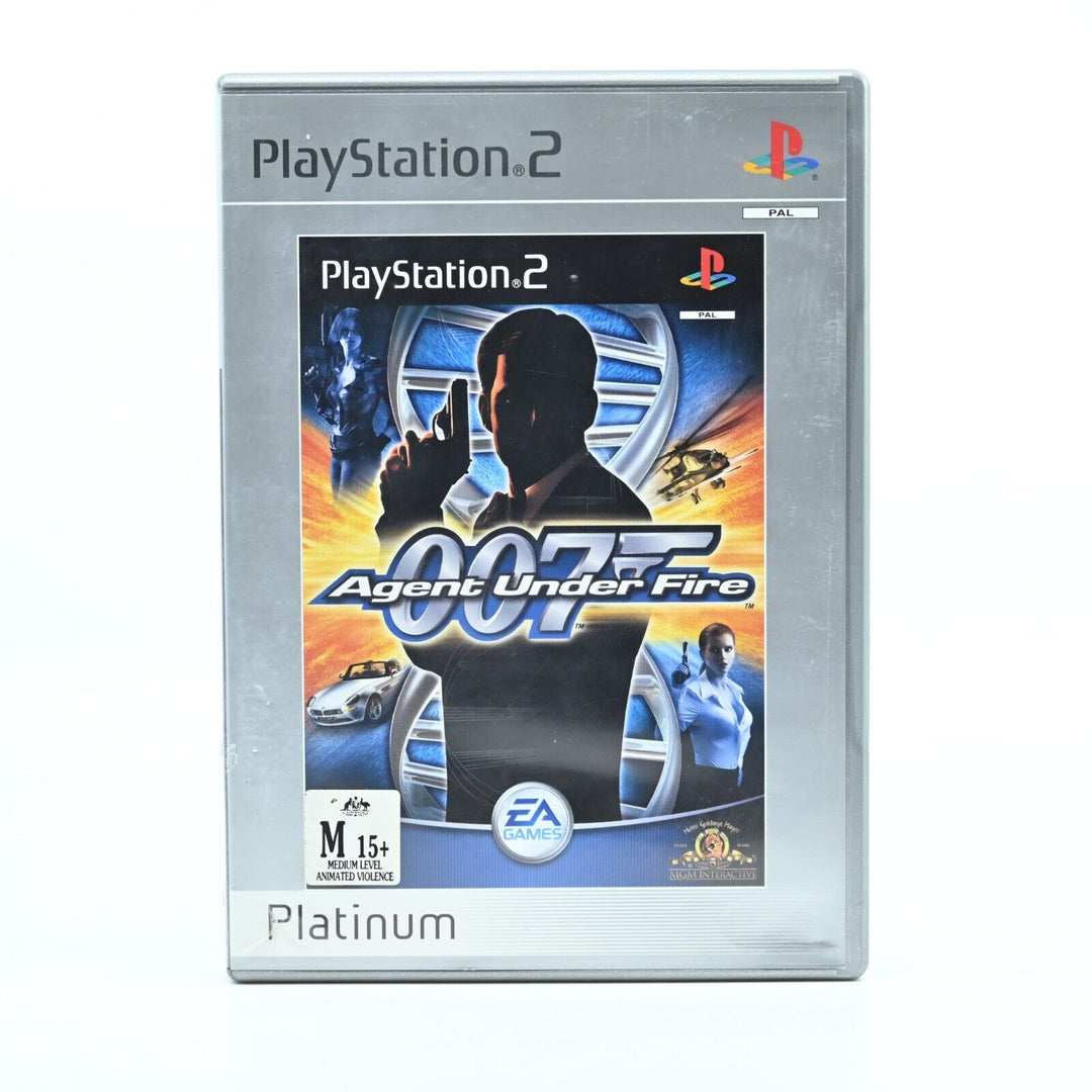 James Bond 007: Agent Under Fire - Sony Playstation 2 / PS2 Game + Manual - PAL