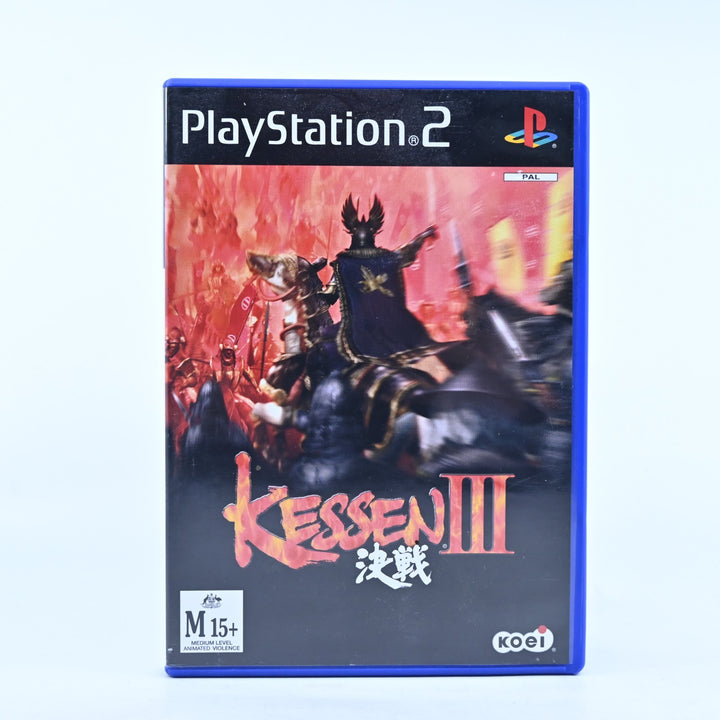 Kessen III - Sony Playstation 2 / PS2 Game + Manual - PAL - MINT DISC!