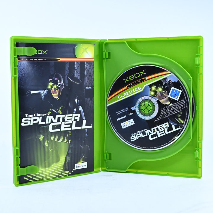 Tom Clancy's Splinter Cell - Original Xbox Game + Manual - PAL - MINT DISC!