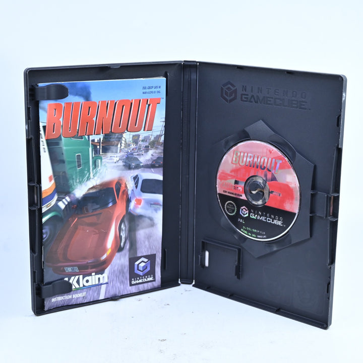 Burnout - Nintendo Gamecube Game + Manual - PAL - FREE POST!
