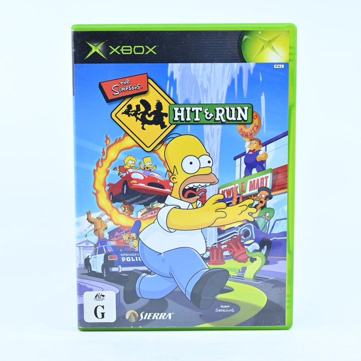 The Simpsons Hit & Run - Original Xbox Game - No Manual - PAL - MINT DISC!