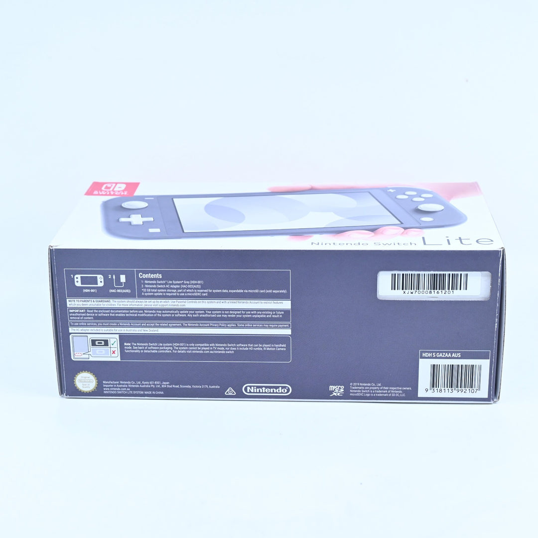 Grey - HDH-001 - Nintendo Switch Lite Boxed Console - FREE POST!