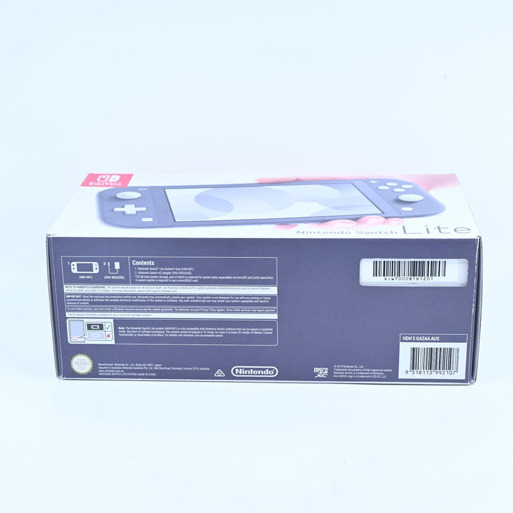 Grey - HDH-001 - Nintendo Switch Lite Boxed Console - FREE POST!